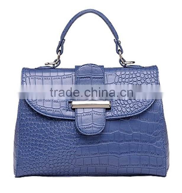 China handbag supplier mix color women genuine leather shoulder bags