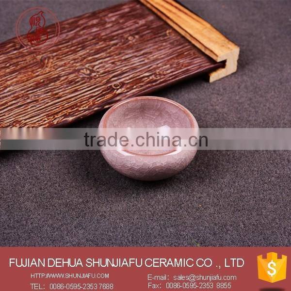 Dark Bule Ceramic Ice Crack Glaze Cups, Bulk Tea Cups Wholesale