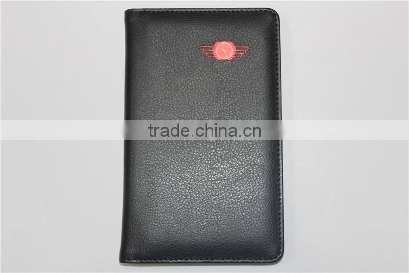 New arrived leather passport holder with multi-function pocket,Beautifully made passport cover/travel wallet with custom logo