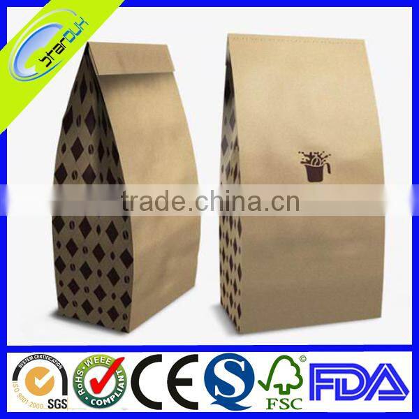 high end paper wine bag with PVC window