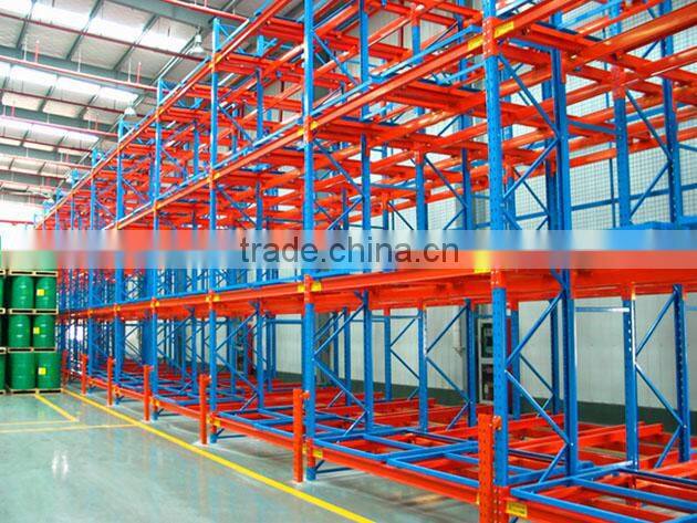 hot sale push back rack system