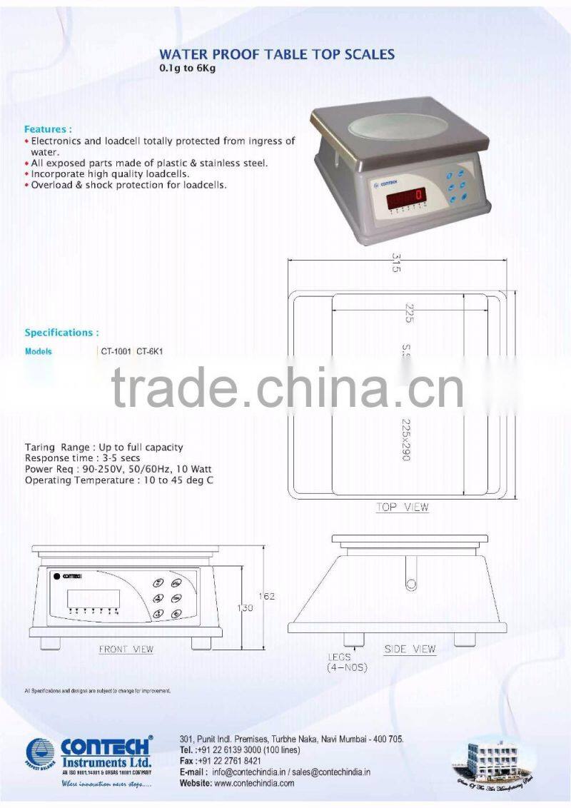 Electronic Platform Waterproof Scale