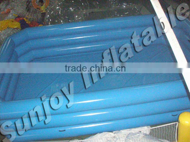 2016 hot sale customized inflatable rectangular swimming pool