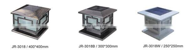 Popular solar pillar light on sell main gate solar lights