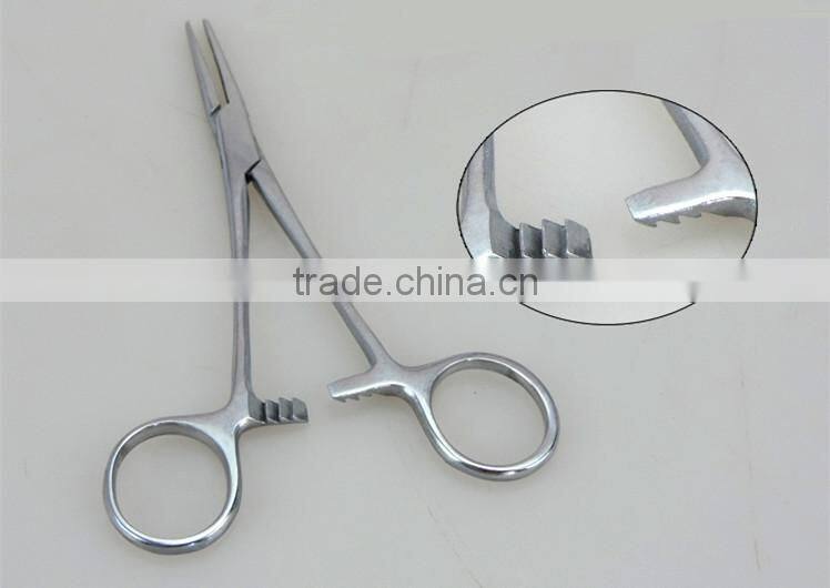 High quality curved artery forcep stainless steel hemostatic clamp / artery clamp