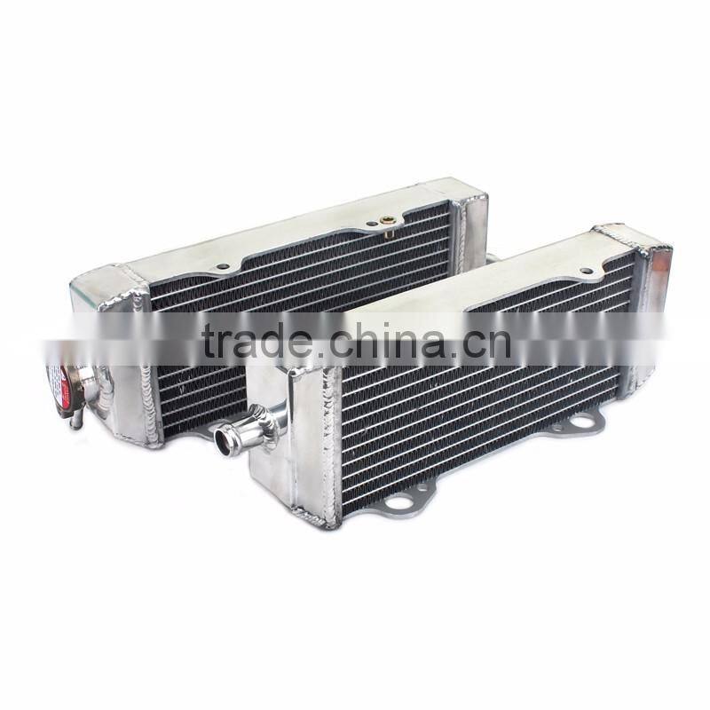 CNC aluminum motorcycle radiator with high heat transfer for dirt bike