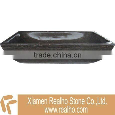 bathroom limestone sink