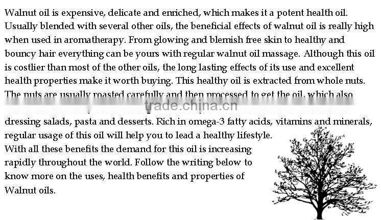 100% Pure & Natural Walnut Oil - Cold Pressed