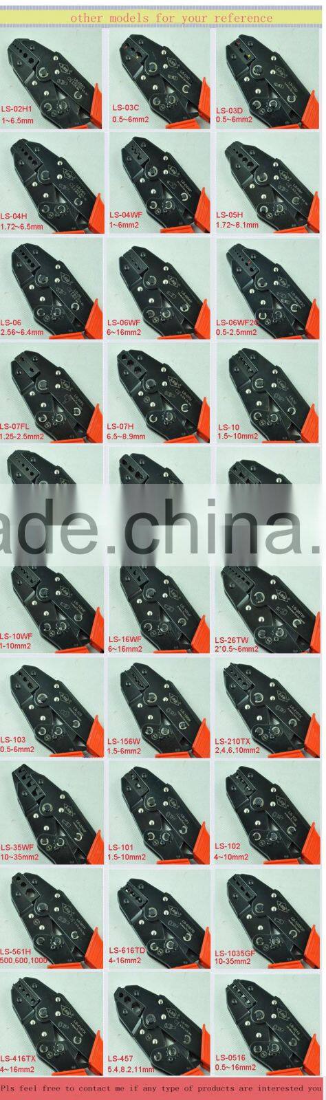 LS-04H 6.5/4.46/4.75/3.46/1.72mm coaxial connector and cables crimping tool professional wire crimping plier
