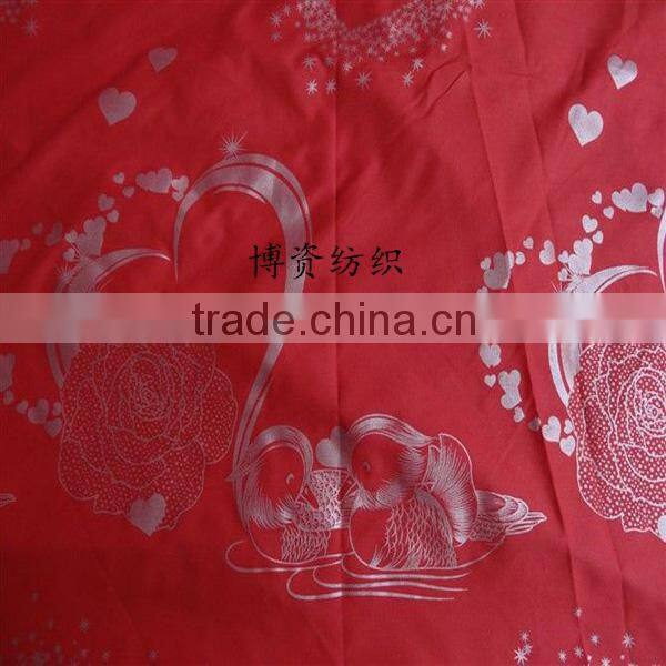 Manufacturers supply peach skin flannelette material chemical fiber fabrics, textile beach pants fabric