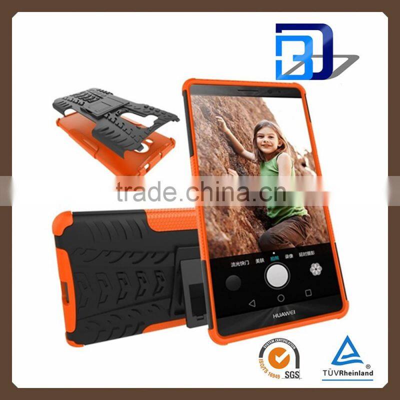 mobile accessories 2 in 1 Dual Slim Armor TPU&PC kickstand case for huawei mate 8 cheap price