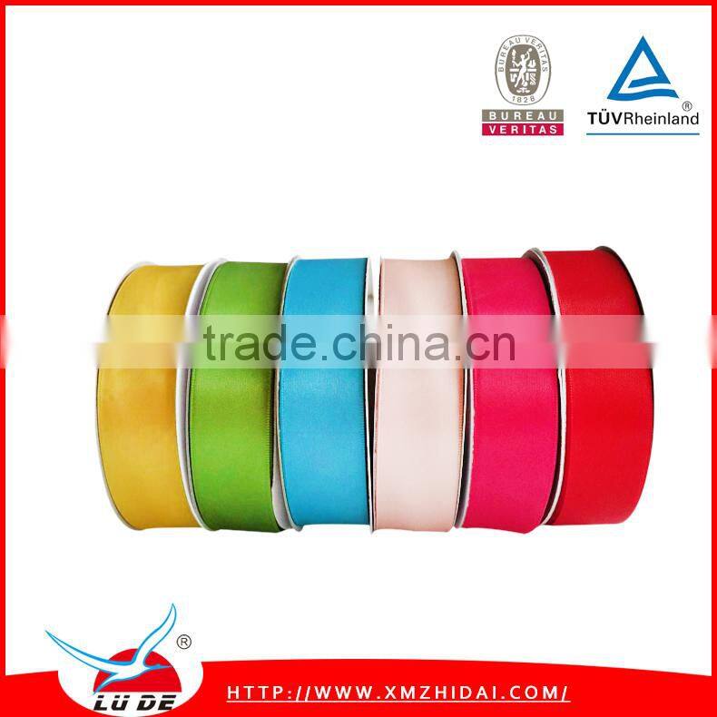 2016 Factory wholesale polyester satin ribbon