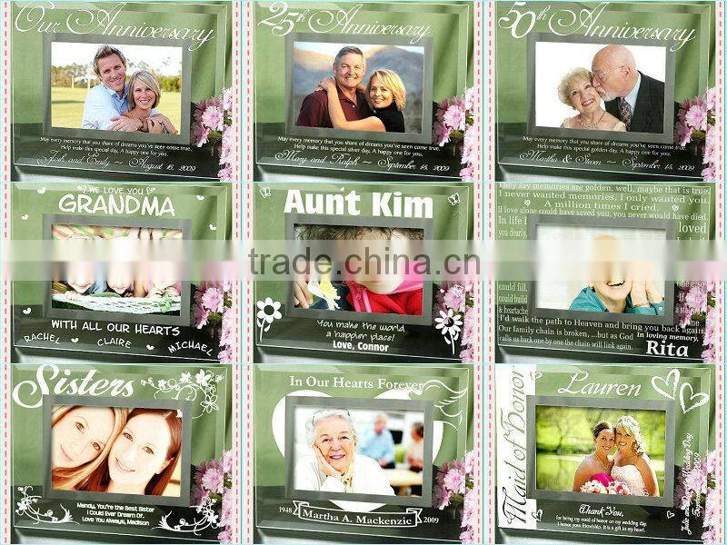 Loving Glass Sleeping Baby Photo Frame For Home Decorative Gifts
