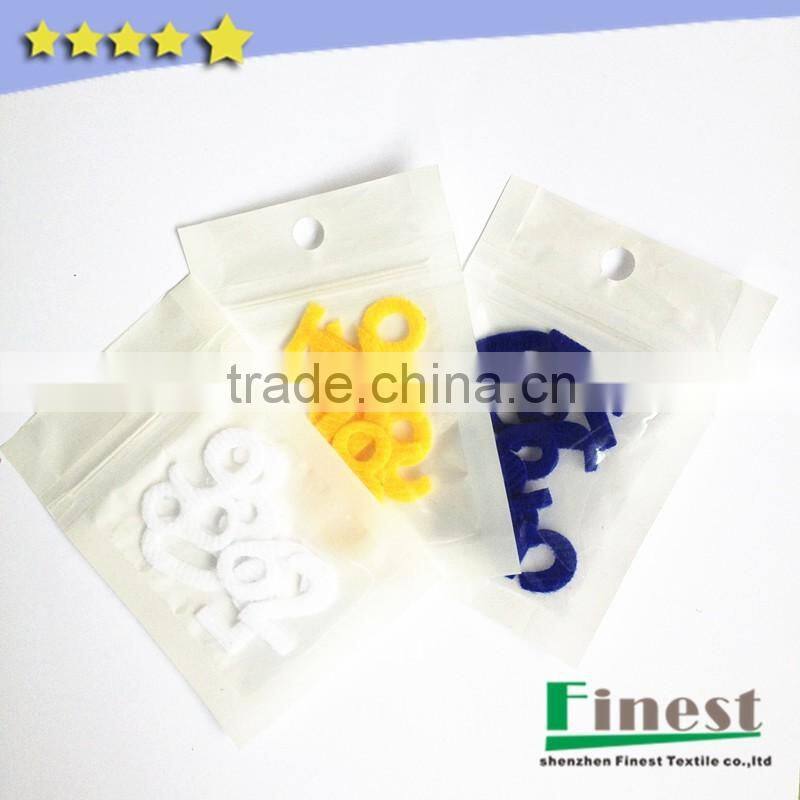 Custom Hook Loop Dots with Alphabets Printed