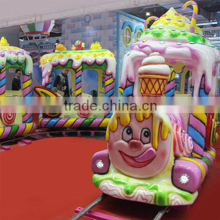 14 seats mini sweet candy tourist kiddie track train for sales