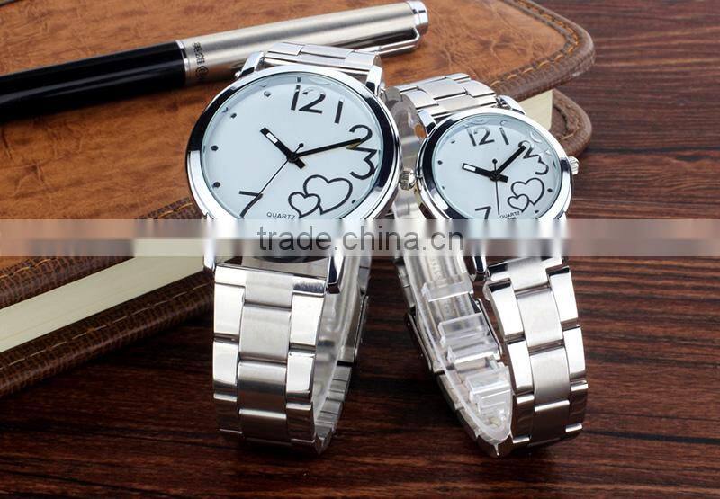 fashion lady watch 2015 most hot selling cheap alloy watch colorful fashion for couple watch set