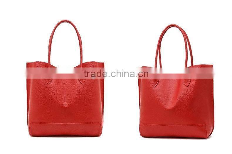 2017 New design pu ladies hand tote bag