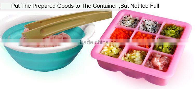 Wholesale Custom Personalized Silicone Ice Cream Cube Tray with Lid