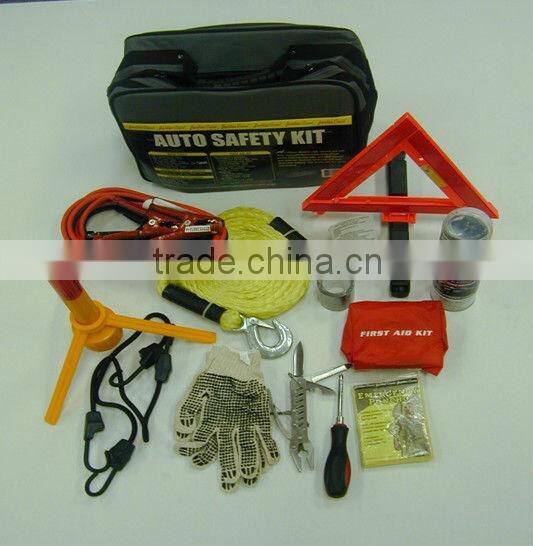 New Arrival Car Auto 4 in 1 Emergency Safety Hammer Flashlight Kit