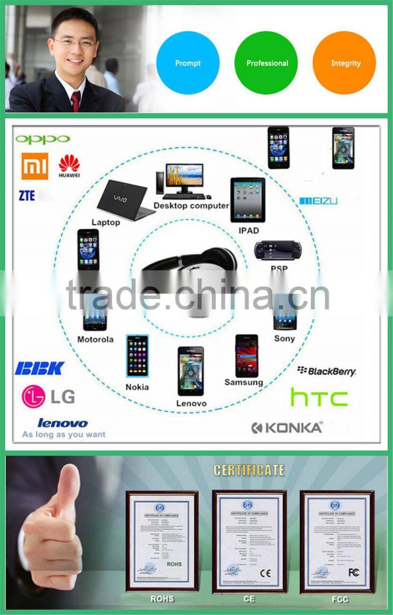 fashion bluetooth intercom mobile phone bluetooth headphone(OS-BH23)