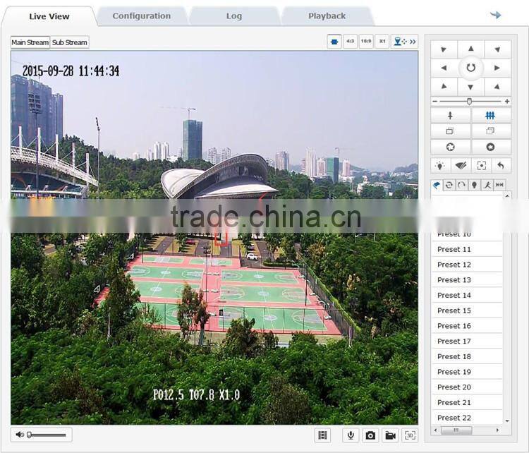 LS VISION High Speed Dome 1080P IP Camera , 1080P HD IP LED-Array IR Security Camera