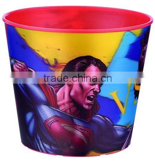 Environmentally Friendly Material 3D Lenticular Printing plastic trash can