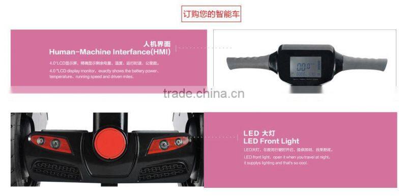 Odeway handle bar balance scooter A6 with LED screen