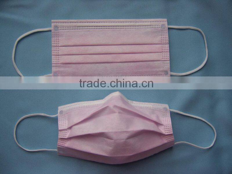 Activated Carbon Disposable Easy Breath Earloop Face Mask