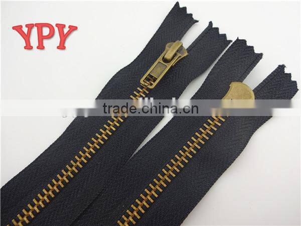 close end anti-brass zipper