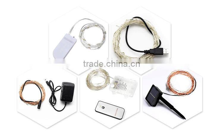 2016 China Party Items LED String Lights Flower For Christmas