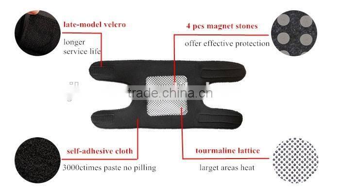 2015 New Product Sports Adjustable Neoprene Elbow Support Brace magnetic tourmaline heated Arm Sleeve wraps for elbow pain relie