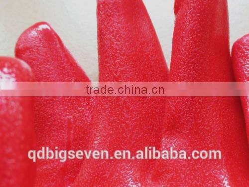 BSSAFETY Sandy finished pvc coated safety gloves, oil resistant working gloves