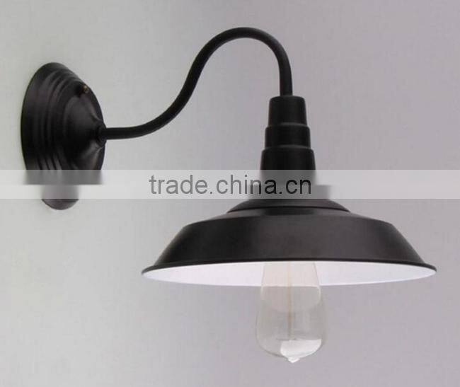 Industrial Metal Wall Lamps In Black