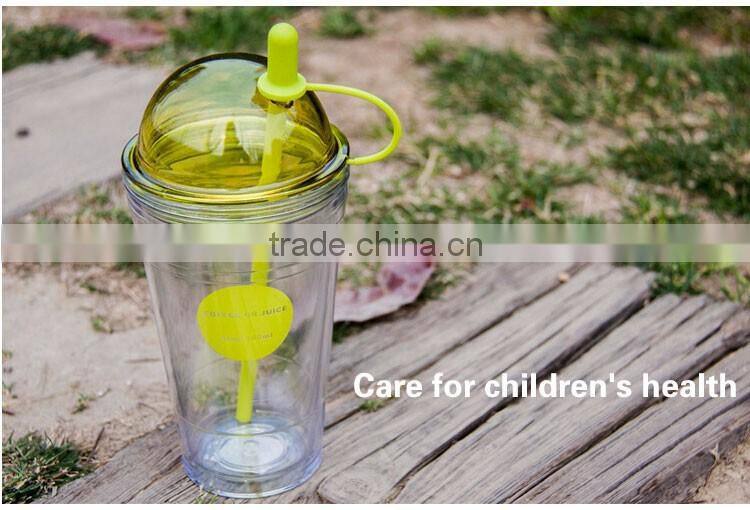reusable sipping plastic juice souvenir small straw cups
