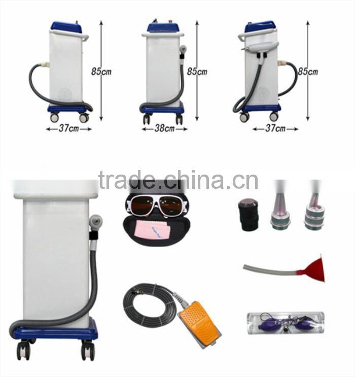 Factory direct sale! High Power Q switch tattoo removal nd yag laser machines / nd yag laser machine prices with CE approved