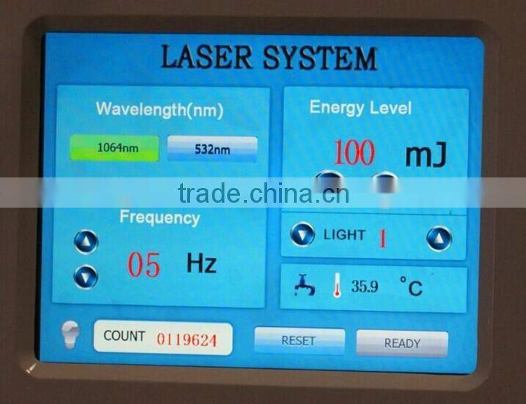ce tuv iso approved tattoo removal device 532nm 1064nm active q switch nd yag laser pigment removal
