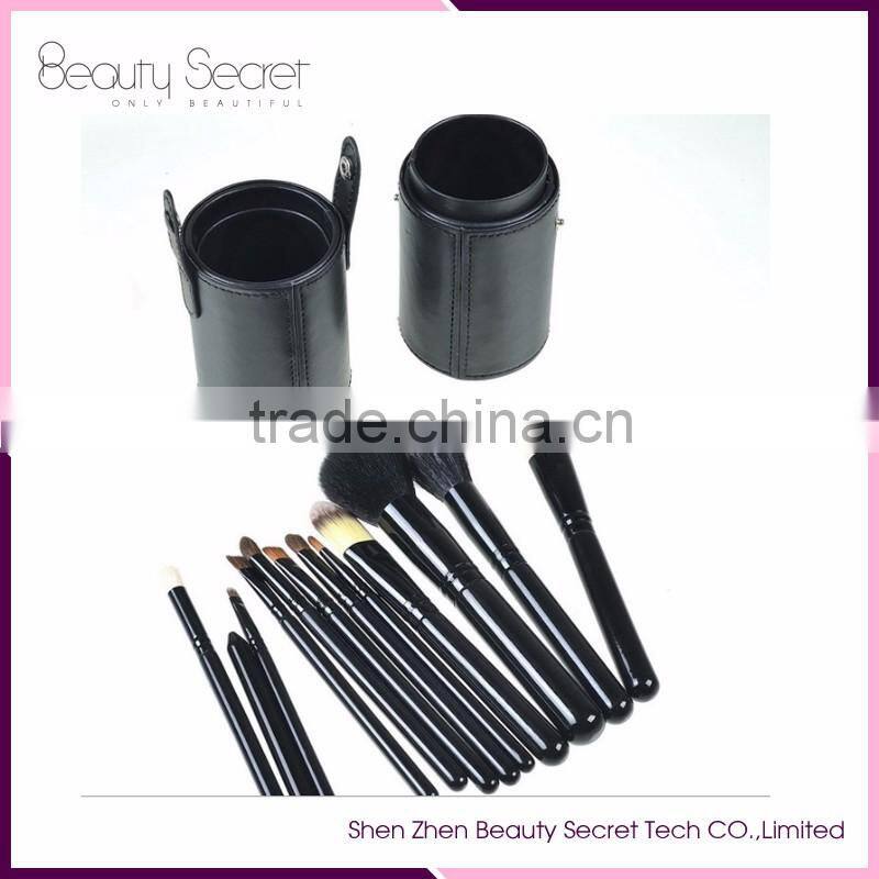 12pcs aluminum handle make up brush sets makeup use