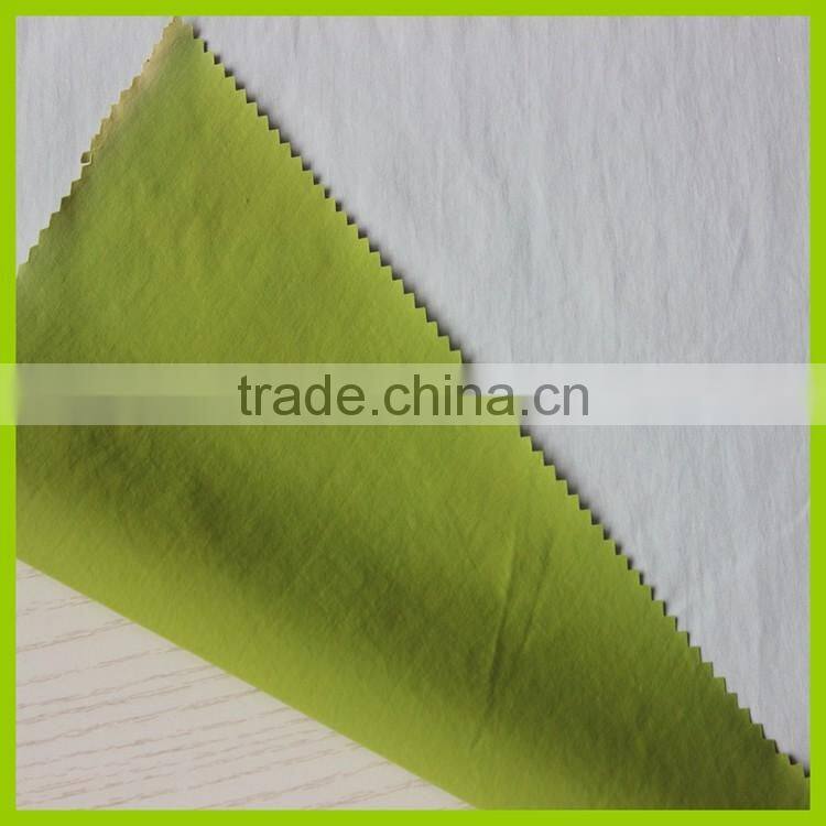 new windproof and breathable fabric 228T nylon taslon with TPU milky film many functional useful for outdoor sports