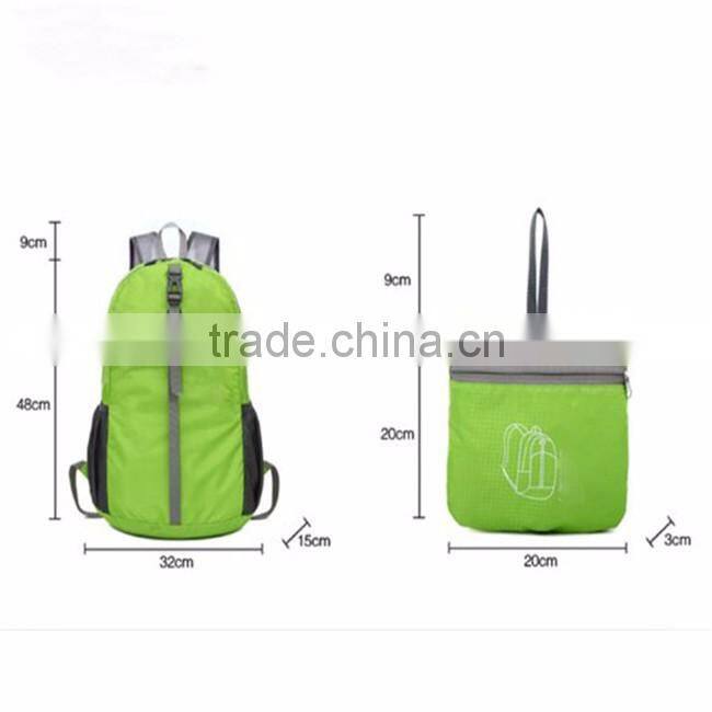 Durable packable handy lightweight travel waterproof foldable spacious backpack