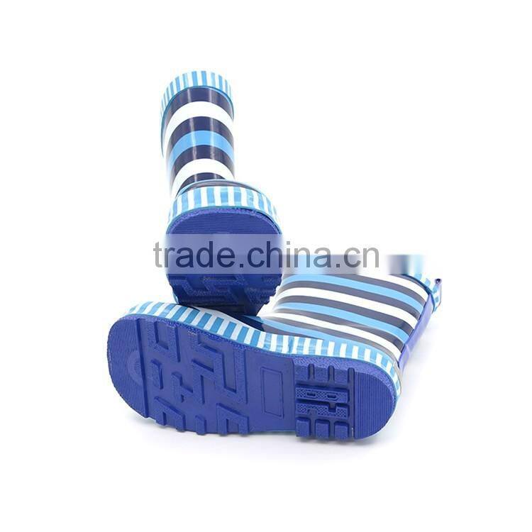 Factory competitive price fashion boys and girls children rubber rain boots