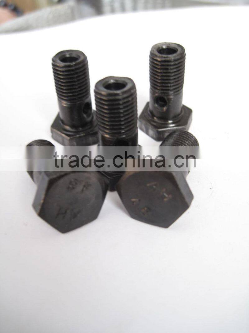 Round slotted nuts for tractor engine