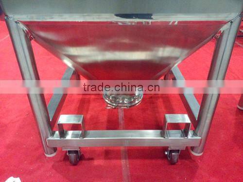 600L stainless steel mixing hopper for pharmacy or food
