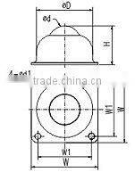 steel ball caster(squareness)
