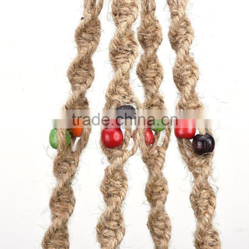 Plant Hanger Macrame for Indoor Outdoor Balcony Ceiling Patio Deck Round and Square Pots