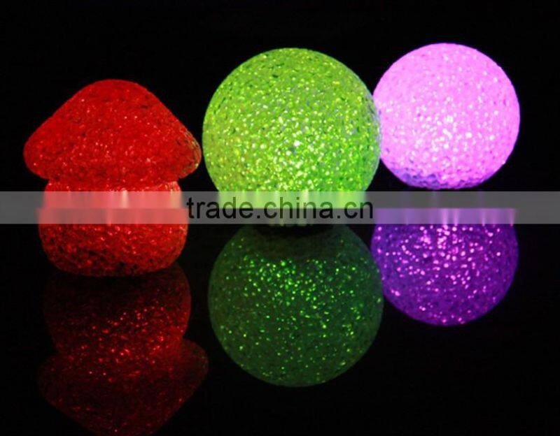romantic dreamlike colorful crystal ball particle night light 8cm