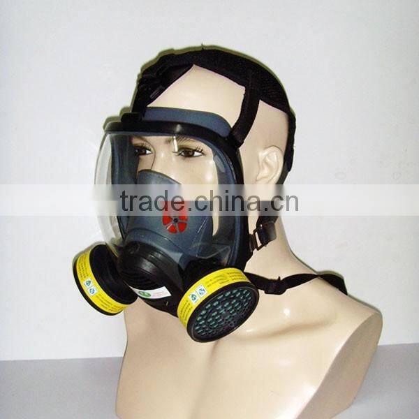 Activated Carbon Full Face Gas Mask Effective Chemical Respirator gas mask