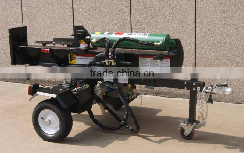 Log splitter diesel power engine with electrical start