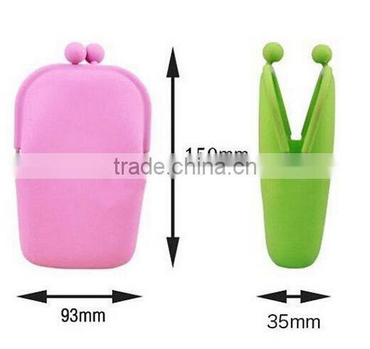 Ladies Silicone Cosmetic Makeup Bag&Silicone Clip Purse&Silicone Stocking Filler