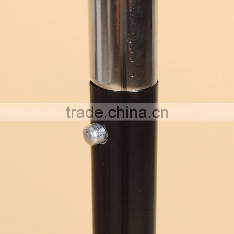 Single Garment Rack Grey Clothes Portable Hanging Rail two lockers Wheels