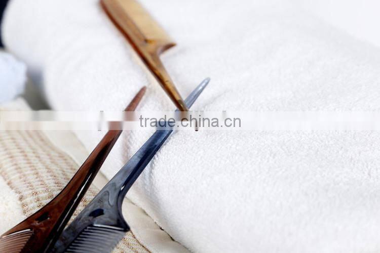 Mix Color Hand Plastic Comb Fringe Bangs Hair Brush Tail Comb Salon DIY